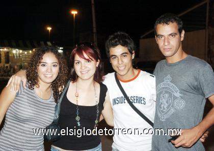 24092006 D-Danny Rendón, Grethel Romo, César Dimas y Pepe Eimbcke.
