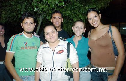 24092006 
Marijose Callejas, Mariana Rosales, Dany Cruz, Yamili Meléndez y José LuisM.