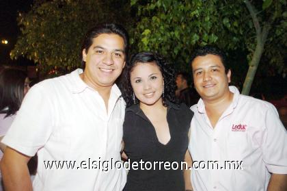 24092006 
Rodrigo Leduc, Ana Martínez e Israel Huerta.