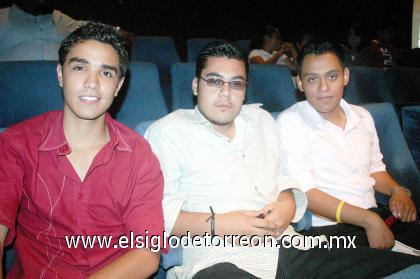 01102006 
Jaime y Jorge Rodríguez y Dany Marchand.