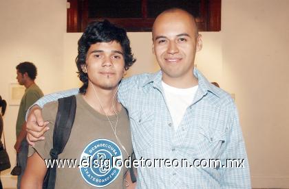01102006 
Moisés Braham y Jesús Flores.