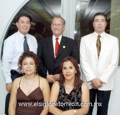 08102006 
Dora Núñez, Cristina Rodríguez, Alfonso Alcalá, Sergio Guajardo y Jesús Sandoval.