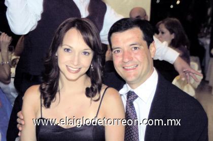 13102006 
Érika de la Peña de Cantú y Javier Cantú.