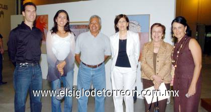 22102006 
Benjamín Díaz, Gabriela Quezada, Teódulo Rómulo, Rosario Ramos, María Elena Arenal y Julia Meléndez.