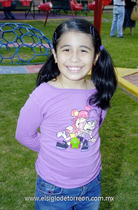 19112006 
Andrea Aguilera Félix, en una fiesta infantil.