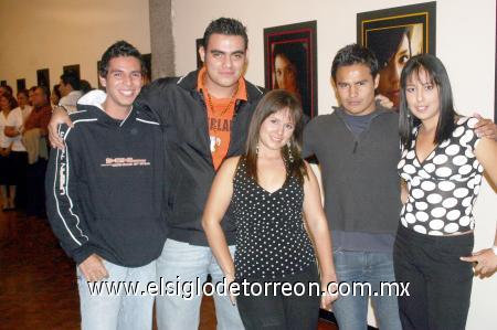 05112006 
Iris Lizbeth Jáuregui Chávez, Noé Salazar Zamarripa, Nubia Areli Jáuregui Chávez, Franz Holguín Madrigal y Arturo Ortega.