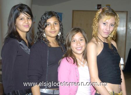 14112006
Jéssica Gutiérrez, Mariana Claro, Ameyali Claro y Fernando Ocón