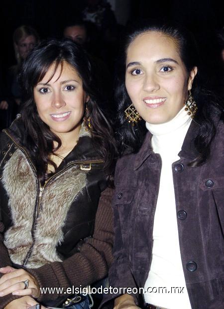 26112006 
Sofía Ceniceros y Anabel Cepeda.