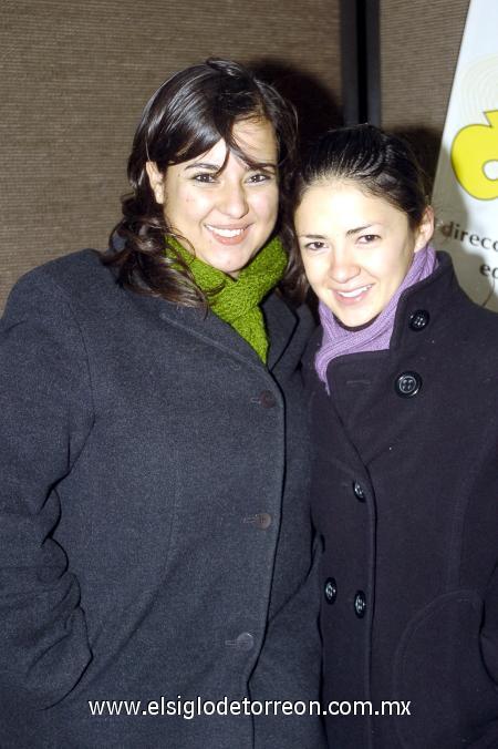 10122006 
Ana Cecy Villegas y Mariana Merino.