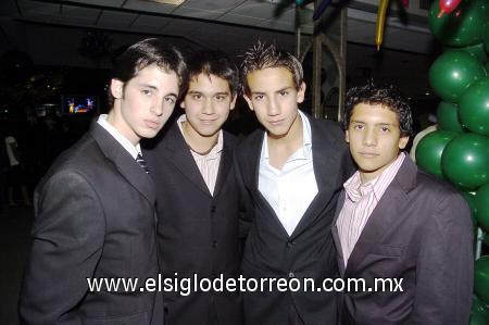 17122006 
Juan Carlos Félix, Sergio Torres, Eduardo Guerrero y Gerardo del Moral.}
