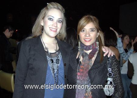 01012007 
Sofía Negrete y Sandra Gutiérrez.