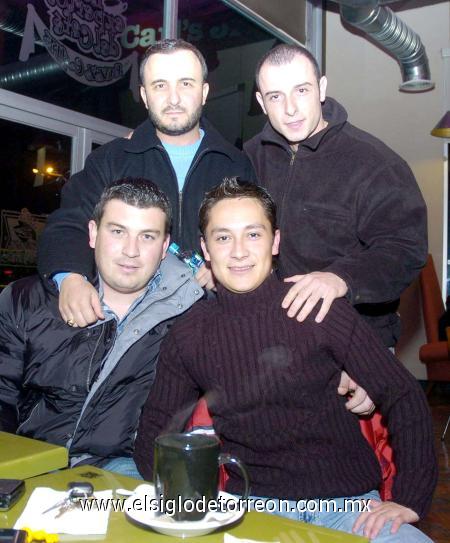 05012007 
Adad Chaúl, Pablo Chaúl, Édgar Elías y Felipe Maycotte.
