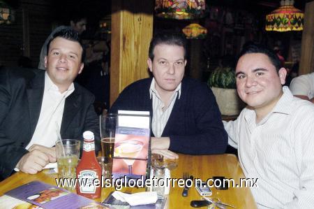 05012007 
Eugenio González, Sergio Nader y Gerardo Ortiz.