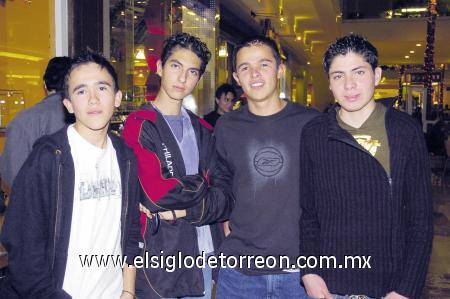 05012007 
Ulises Villarreal, Luis Palacios, Fabio Gamboa y Emanuel Villarreal.