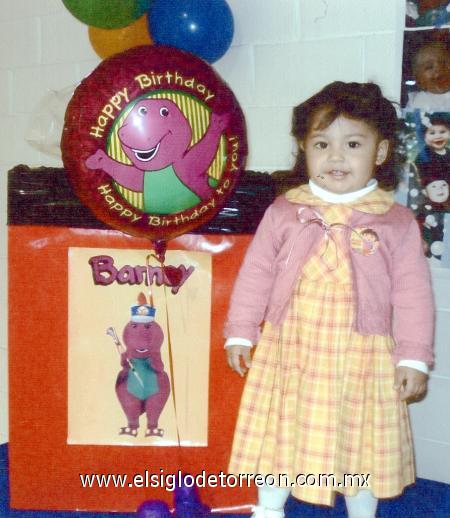 14012007 
Berenice Mota Armijo celebró su segundo cumpleaños.