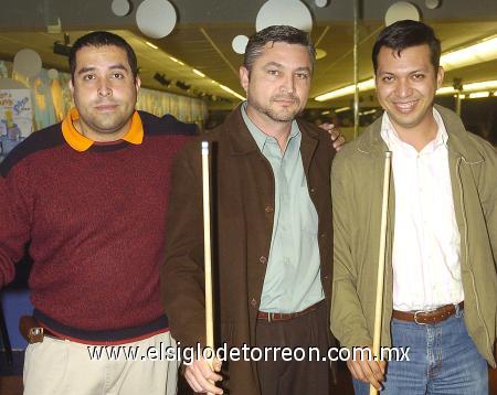 18012007
Rogelio Robles, Alejandro Jardón y Vladimir Ocón, captados recientemente.
