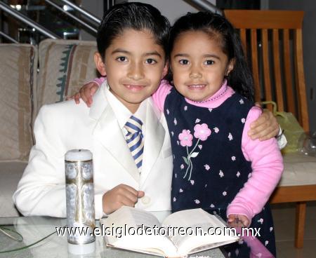 26012007 
Fernando y su hermana Paulina Máynez.