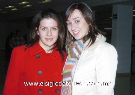 27012007 
 Caro Jaidar y Maru López viajaron con destino a la Ciudad de México