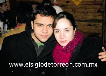 Hugo Solórzano y Regina Ibarguengoytia.