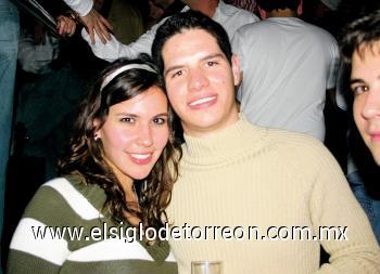 Bárbara Tueme y Alejandro Robles.