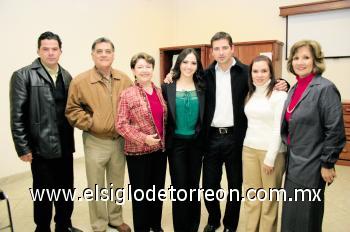 Jorge Jalife Sánchez, Miguel H. Ruíz, Luz María Villalobos de Ruíz, Marcela Foglio Licón, Humberto Ruíz Villalobos, Marthy Dávila Flores y Magdalena Solar de Múzquiz.