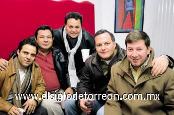 Antonio Ortiz, Rafael Elías, Carlos San Miguel Jaime Russek, y Jaime Boehringer.