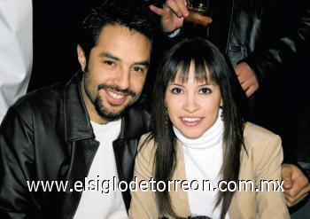 Alejandro Tavera y Lilia Reyes.