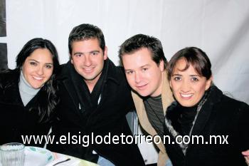 Marcela Foglio, Humberto Ruíz, Toño Gilio y Laura Luévanos.