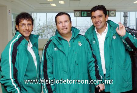 04022007 
Eduardo Martínez, David Patiño y Mauricio Peña viajaron a Italia.