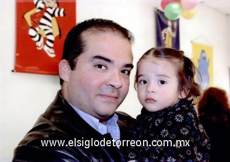 11022007 
Francisco Javier Carmona González con su hijita Fernanda Carmona Vargas.