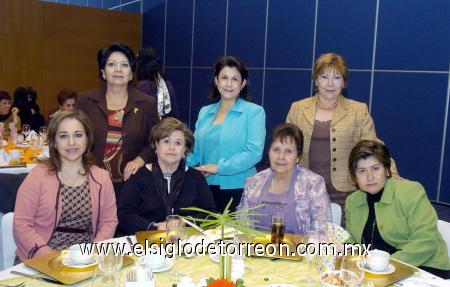 16022007 
Meche de González, Ana Mireya y María Teresa Ortiz, Paquita de Rivera, Lety de Contreras, Cata de Gamboa y Norma Gamboa de Chacón.