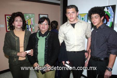 18022007 
Francisca Martínez, María del Refugio Fierro, Alberto Aldaba y Andrés Corral.