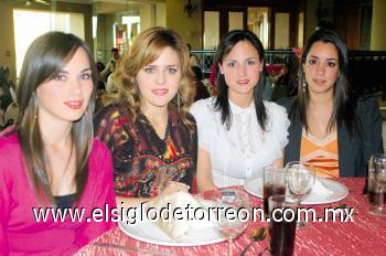 Daniela Cepeda, Brenda Dávila, María Emilia Jiménez de Madero y Daniela Natera Canedo.