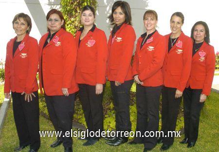 20022007
Angie Bernal, Aracely García, Lily de Haro, Imelda Borjón, Rosy Flores, Tere Colmenero y Zoelia de la Cerda.