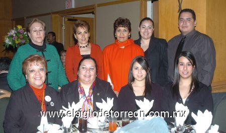25022007 
Alma Ortiz, Graciela y Ruth Cabañas, Natalia y Sara Aguillón, Miguel Salgado, Martha del Real,Sara Viesca y Evangelina Juárez.