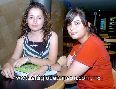 02052007
María Fernanda Verduzco y Alejandra Flores.