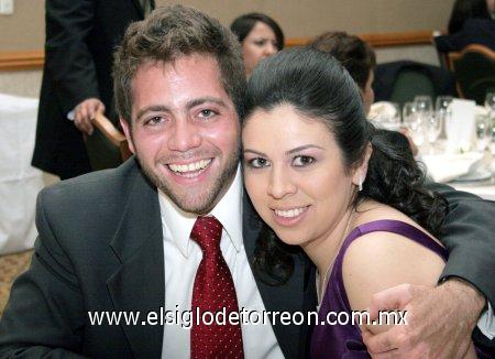 04032007 
Jorge Abularach y Flavia Andión.