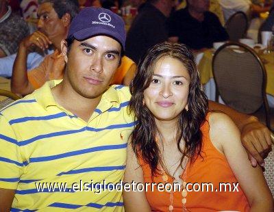 Alberto Muñoz y Claudia Pérez.