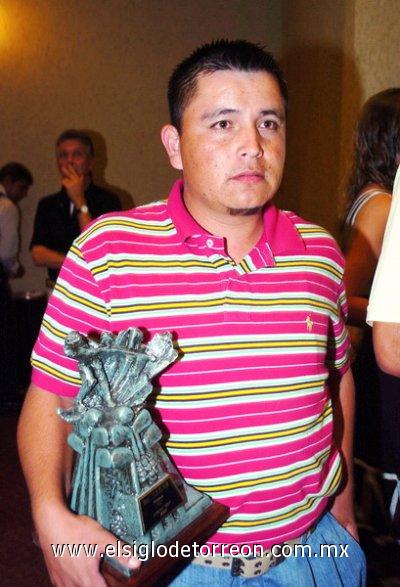 Pedro Vázquez ganador Categoria A.