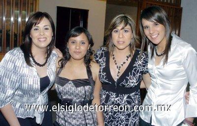 23032007 Alejandra González, Mélida Urrutia, Marisol y Any Aguirre.