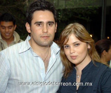 18032007 
David Madero y Adriana Suárez.