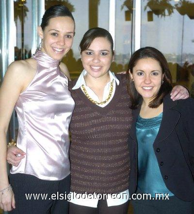 20032007
María Rosa Portilla, Adriana Samia e Irma Eugenia Gómez.
