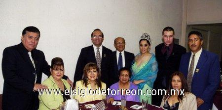 27032007
Felipe Estrada, Hortensia de Esqueda, Enrique Ruiz, Rosy de RuizBruno Ávila, Malena de Ávila, Jesús Rangel, Martha de Rangel, Marisol Esqueda y Eduardo Nieto del Club Sertoma Laguna