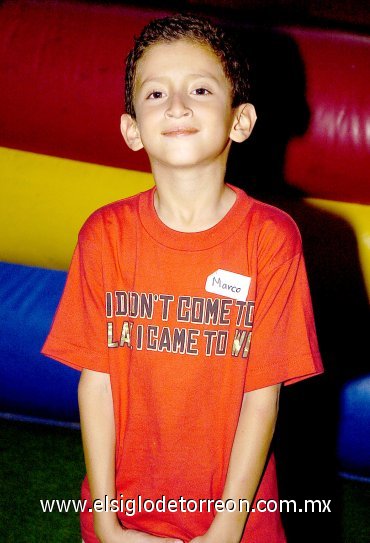 12042007
El pequeño Marco Aurelio Zorrilla festejó sus ocho años de edad