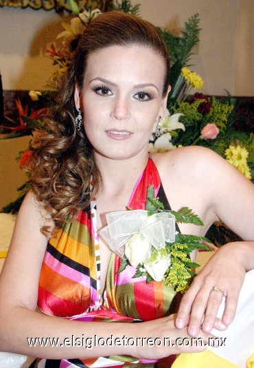 12042007
Alejandra Martínez en su despedida de soltera celebrada con motivo de su próxima boda con Carlos Aguirre el 12 de mayo