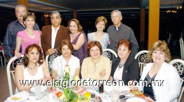 14042007
Mague Soto, Keta Sagarena, Olga Villarreal, Estela Muñoz, Adriana Castro, Quechu Álvarez, Alfredo Ramírez, Martha Pérez, José Luis Velasco, Cristy y Enrique Vázquez.