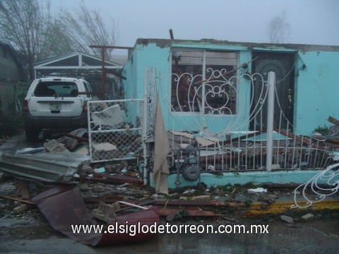 También fue cortado el abastecimiento de gas por los daños causados a la red.
