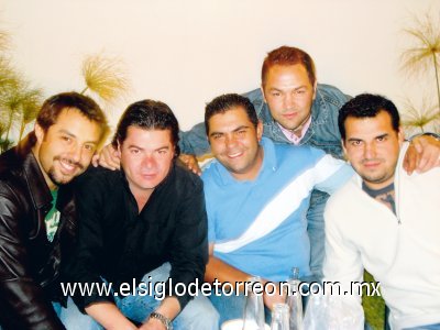 Alejandro Tavera, Jorge Jalife, Juan Carlos Gómez, Alejandro Garza y Ricardo Robles.