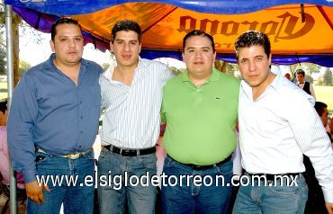 04052007
José Sotomayor, Armando Flores, Jesús Sotomayor y Guillermo Flores.