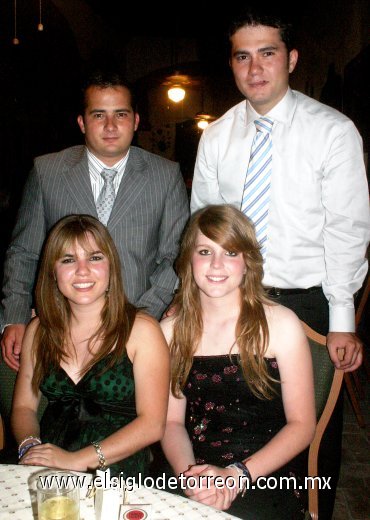 08052007
Gerardo de la Torre, Jéssica Trasfí, Isabel Negrete y Alex Castañeda